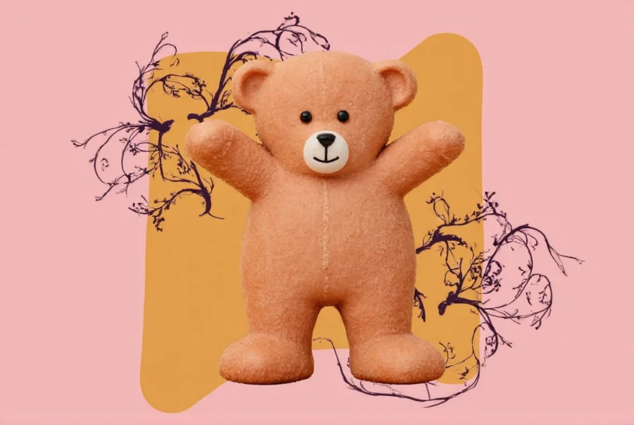 Close-up photograph of ginger bear gummy candies arranged on a wooden table with fresh ginger root