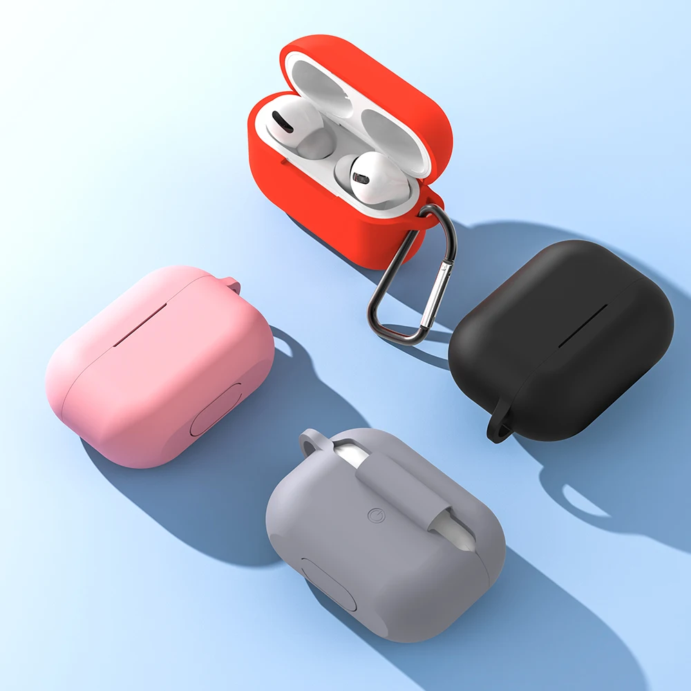 TOPK Soft Silicone Bluetooth Earphone Cover Case For Airpods Pro