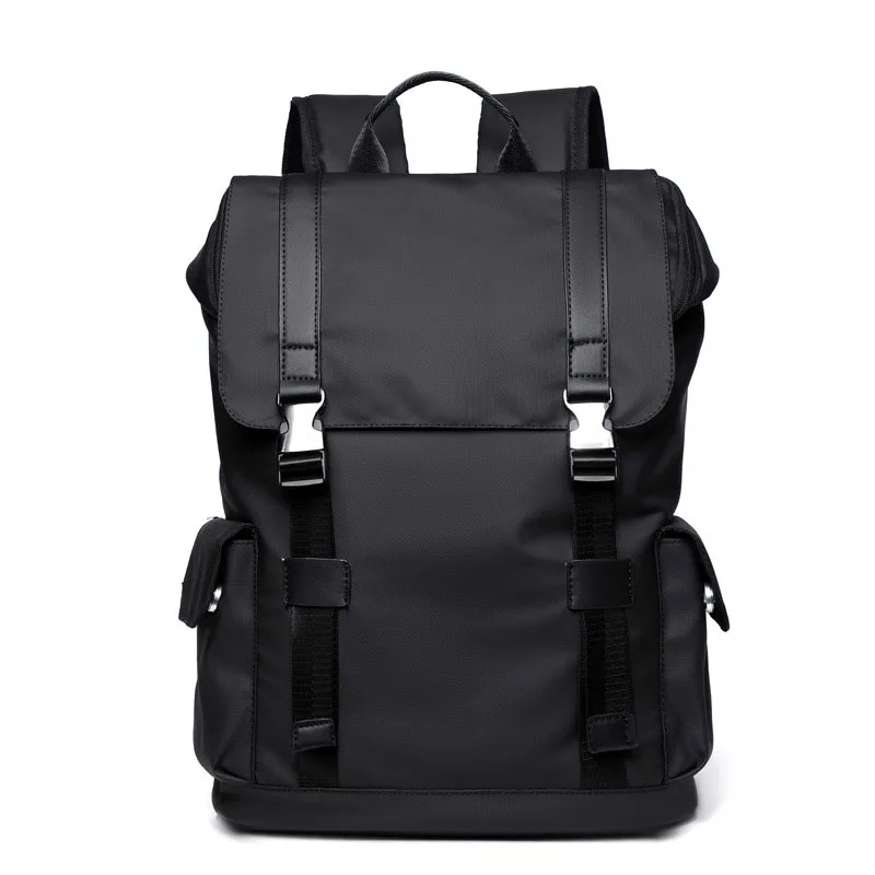 

Wholesale new trend men laptop backpack Unisex casual oxford travel shoulder bag high school college student school bag, Black,grey