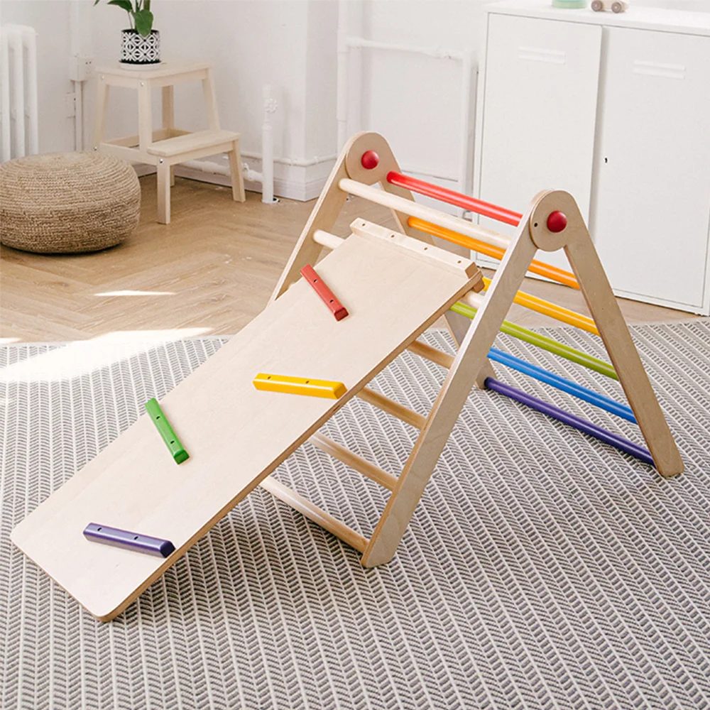 

Indoor montessori pikler set transformable adjustable dreieck triangulo pikler triangle, Na