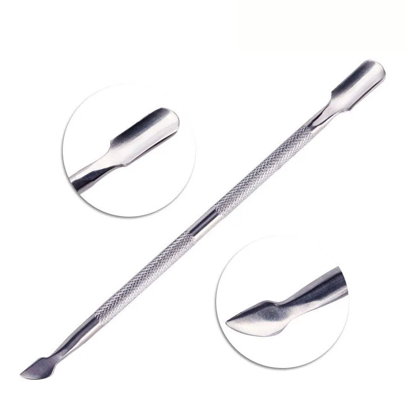 

Wholesale Stainless Steel Dead Skin Push Double-headed Nail Nail Care Tool Finger Dead Skin Push, Silver