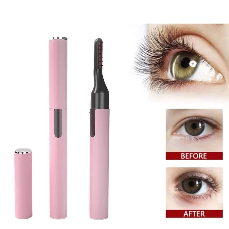 

Good Quality Portable Pen Style Lash Care Heated Beauty Tools Get Long Lasting Looking Lashes Electric Heated Eyelash Curler, 2 colors