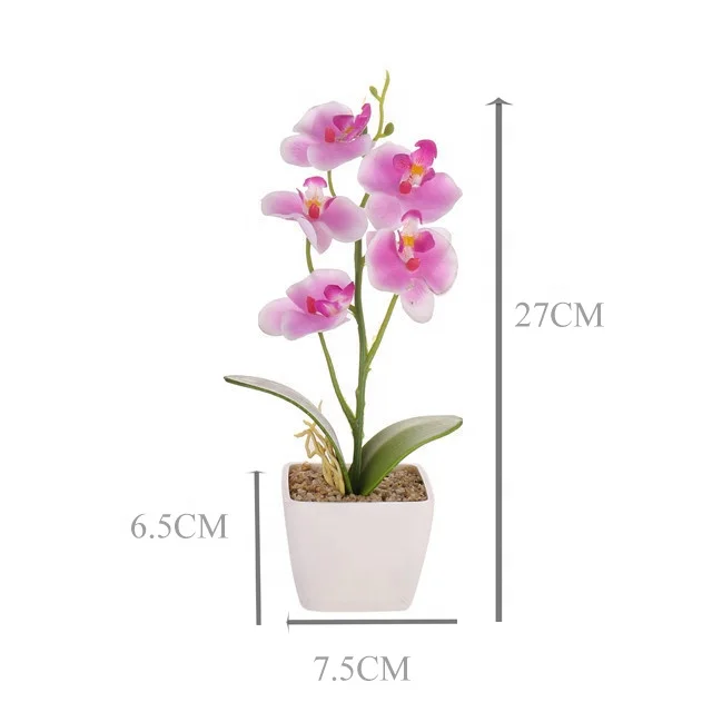 

Wholesale artificial orchids butterfly orchids potted plants really touch