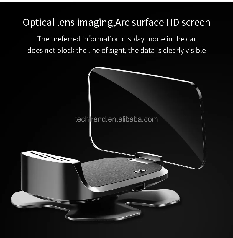 Cartrend Obd Carplay Hud Car Play Gauge Auto Media Projector Android