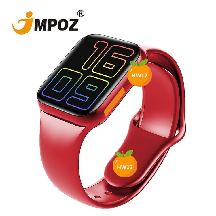 

Customize Interface Side Button Knob Music Player Smart split screen display touch control 40mm series 6 HW22 HW12 smartwatch