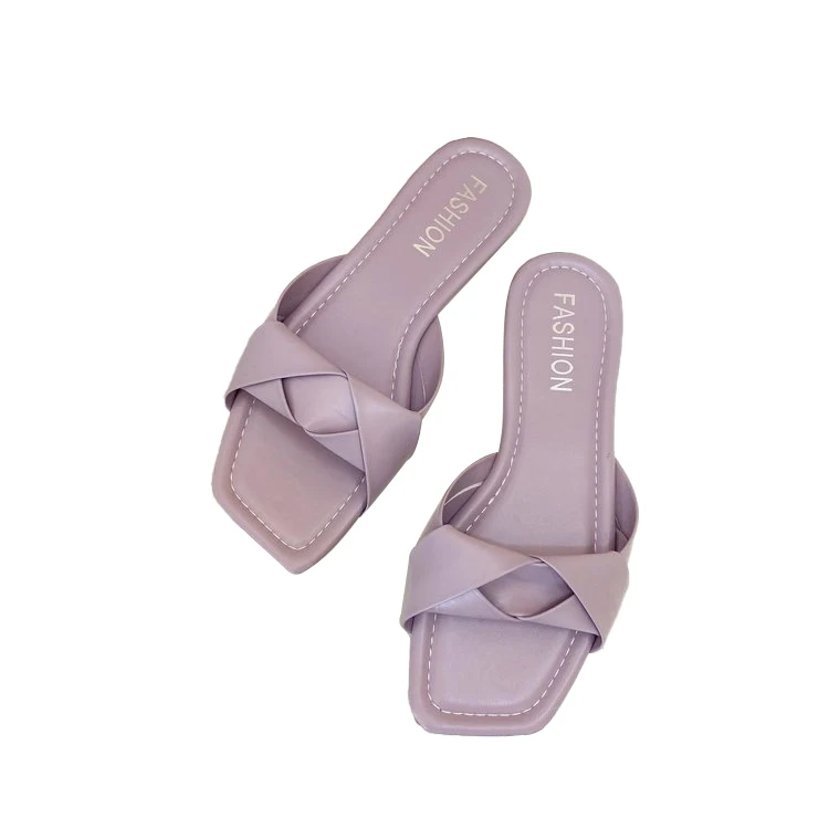 

2021 New Style Plush Sandals Fur Slide Comfortable Women Sandals