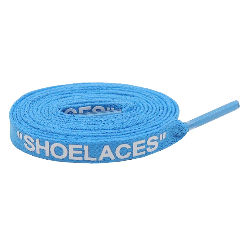 

Weiou Manufacturer Printing Shoelaces Support Custom Logo "SHOELACES" Printed Laces with Free Shipping for jordans Casual Shoes, Black,white,red,support customised color