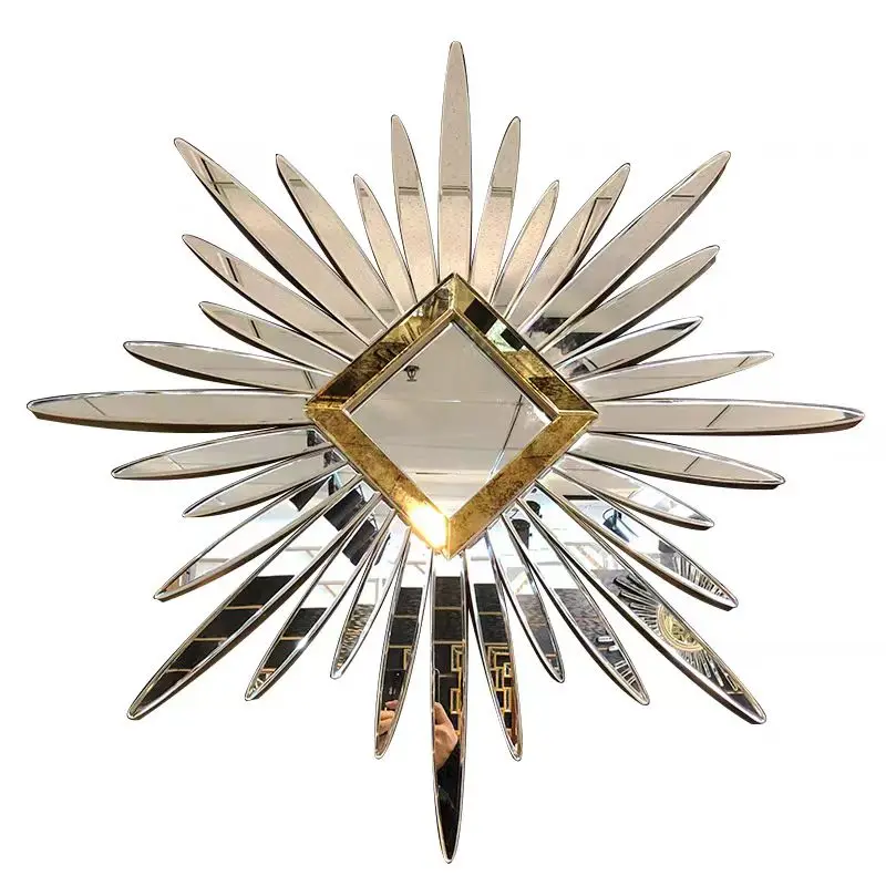 85cm European Light Luxury Popular Living Room Dining Room Fireplace Porch Background Wall Creative Personality Art Spell Mirror