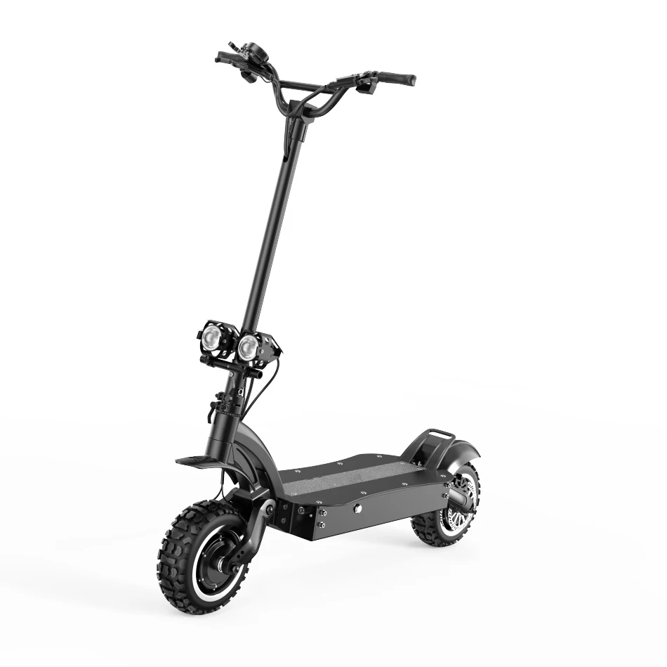 

EU Warehouse Sale 60V 5600W 28.8AH fast delivery Electric Scooters 11inch off road tires Brushless Motor Scooter, Black