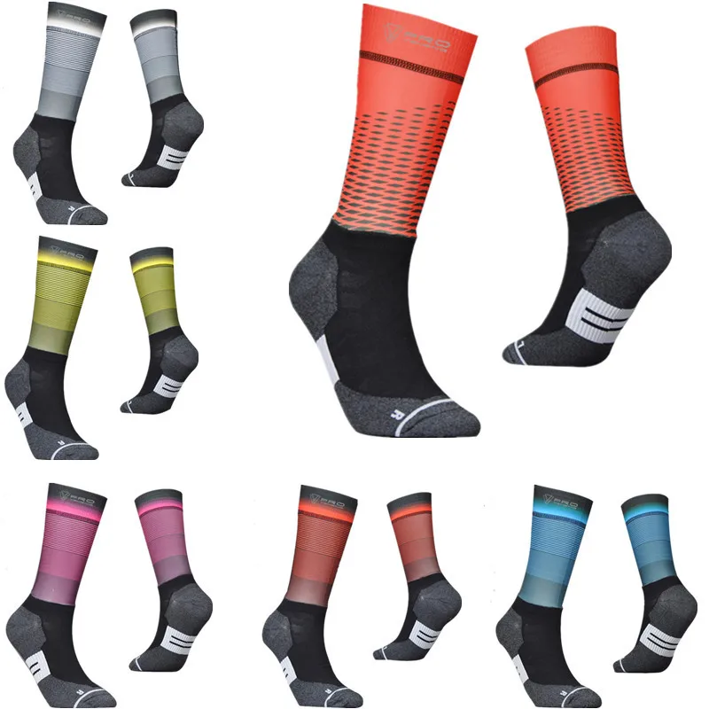 

Socksmate High top  sneakers stretch spandex coolmax aero cycling socks anti slip silicone waterproof sports bike socks, Black,blue,yellow,red,gray,green