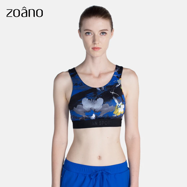 

Wholesale custom sexy women full printed sports bra