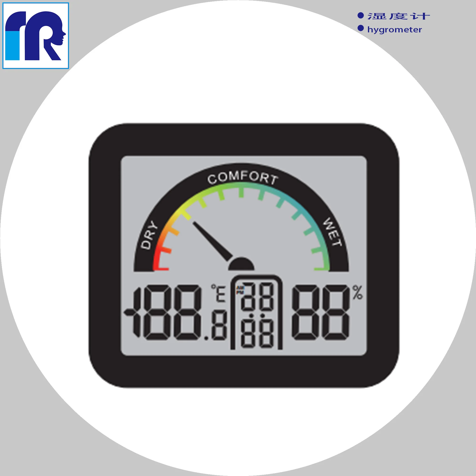 

High Quality Digital Hygrometer, Black