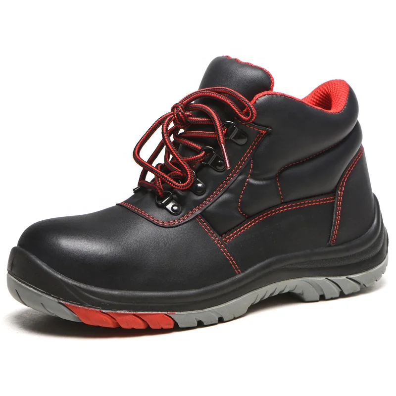 

factory steel toe leather worker shoes S3 SRC anti-skid oil-resistant labour protective safty shoes