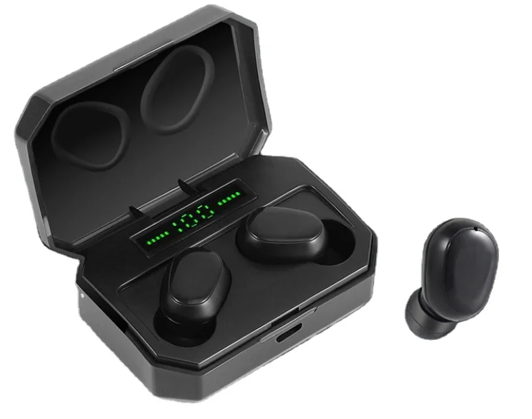 

2021 Touch Earphone Wireless Headphone Headset Sport Earbuds Microphone With Charging Box For Smartphone