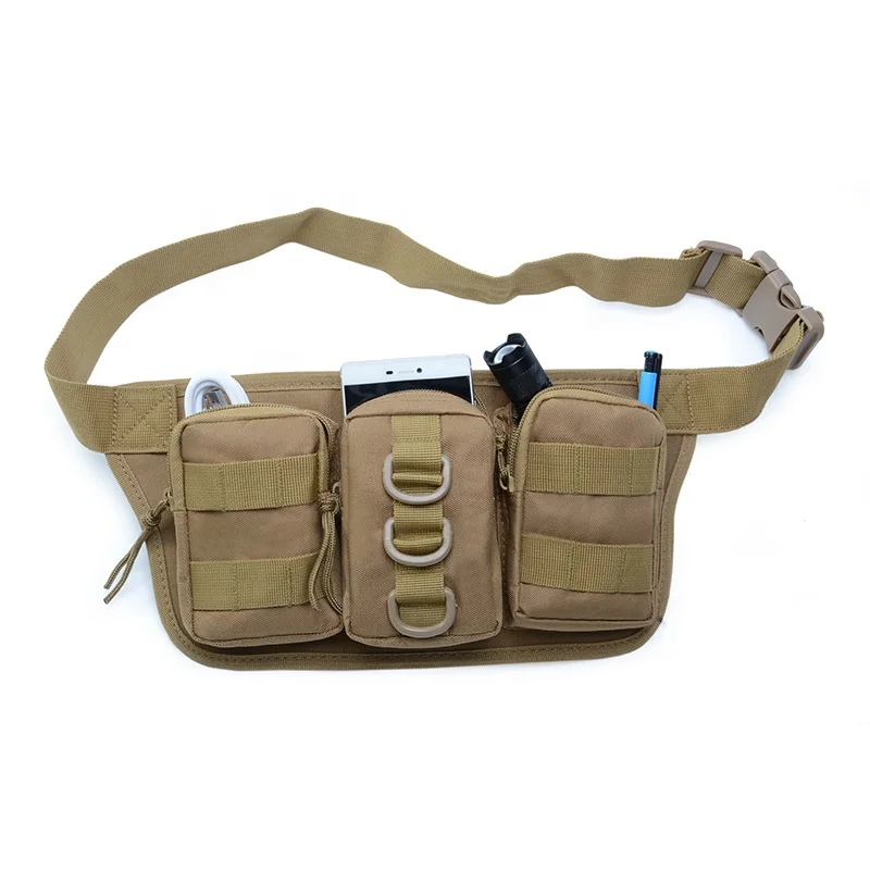 

LUPU Waterproof Outdoor Camping Climbing tactical waist bag, running belt bike waist bag, Green,acu,jungle camo,desert digital