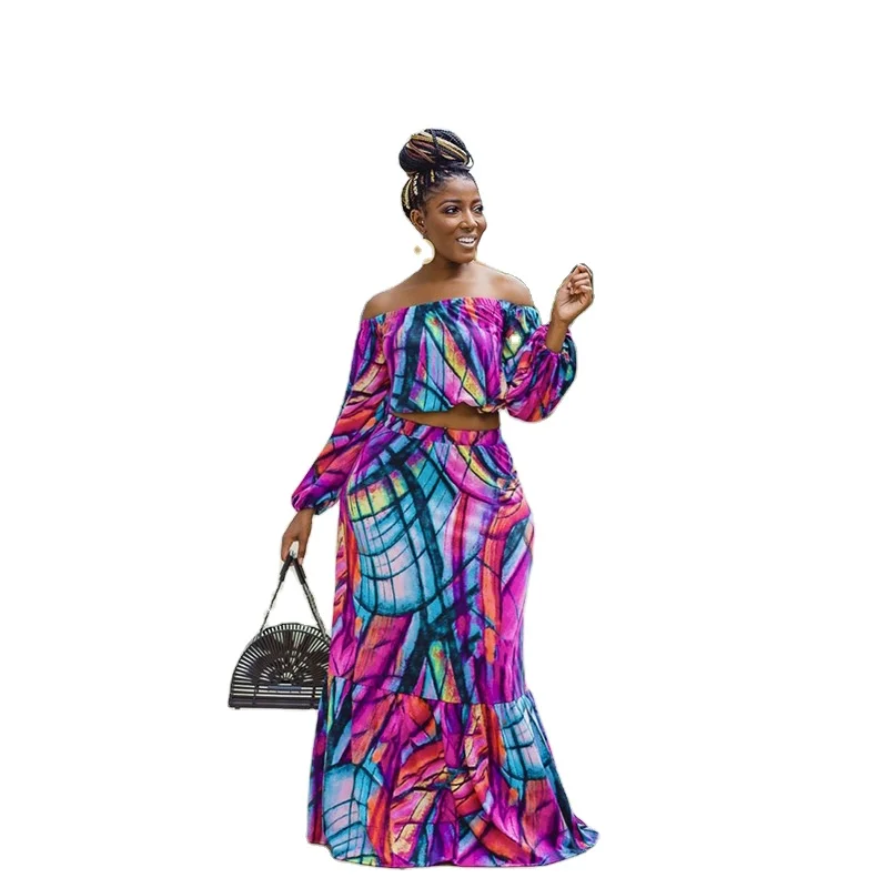 

2022 Fashional Women's Clothes Plus Size Long Sleeve Maxi Dresses For Women