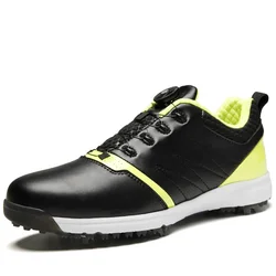 2021 Outdoor Sports Shoes Ladies Breathable New Non-Slip Waterproof Outdoor Leisure Pu Golf Shoes Men