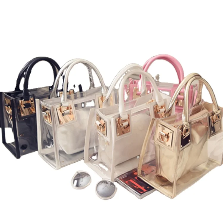 

Sacs main 2021 mini transparency a dos femme pour femm a main cuir logo personnalisable handbags, 5colors