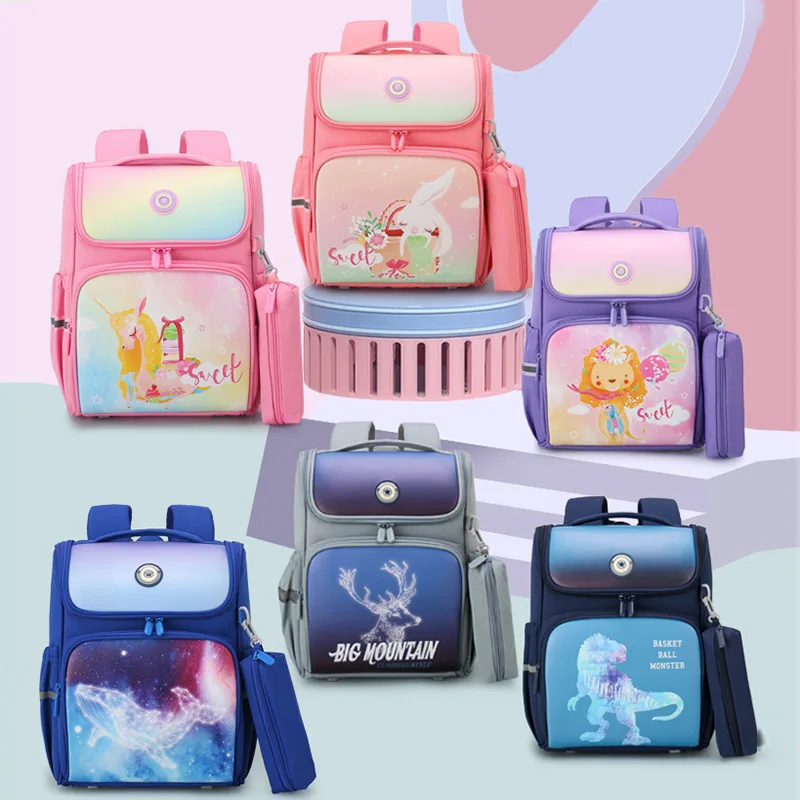 

Hot Selling Custom Cute Girls School Bags Cute Toddler Backpack Preschool Kids Backpacks, Blue, pink, purple, black, grey
