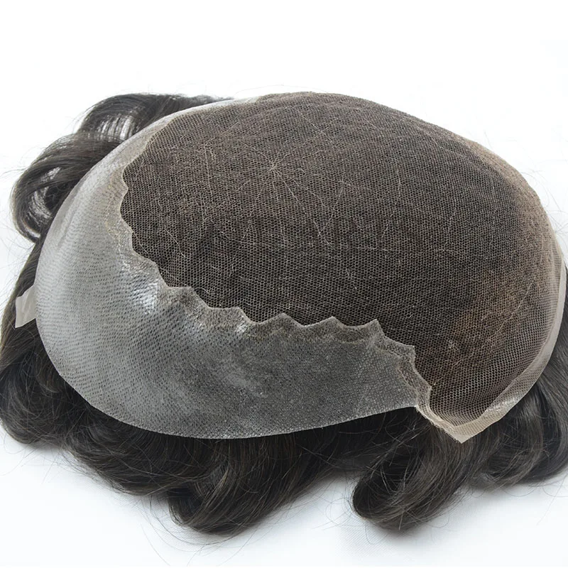 

China Manufacturers and Suppliers freestyle natural looking Q6 human hair toupee for male