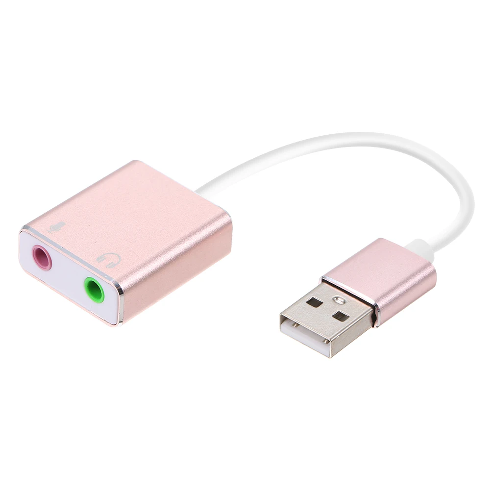 

USB External Sound Card Hi-Fi Magic Voice 7.1 for CH Audio Card Adapter USB to Jack 3.5mm Earphone Microphone Speaker