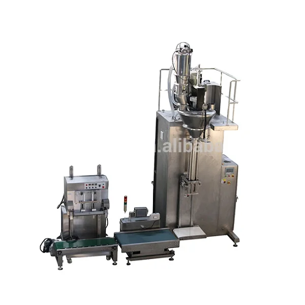
Shanghai Jinbao DCS series 25kg corn starch powder packing machine 