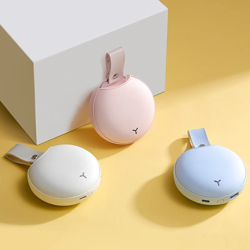 

New Product 5000mAh Portable Pocket Winter Mini Hand Warmer with Power+Banks, Pink /white /blue