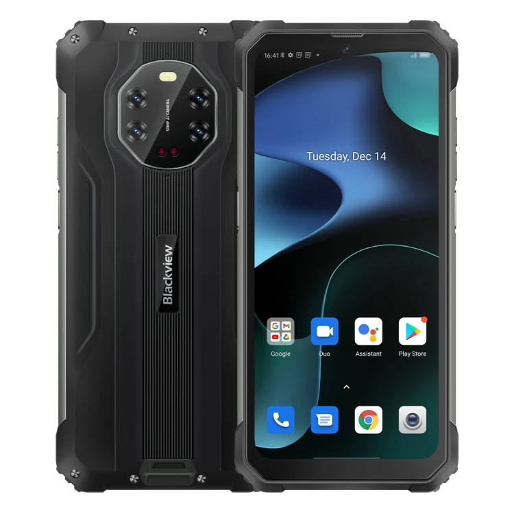 

Factory Price 8380mAh Battery Blackview BV8800 Rugged Phone, IR Night Vision HD Camera 8GB+128GB 4G Android Phone Smartphone