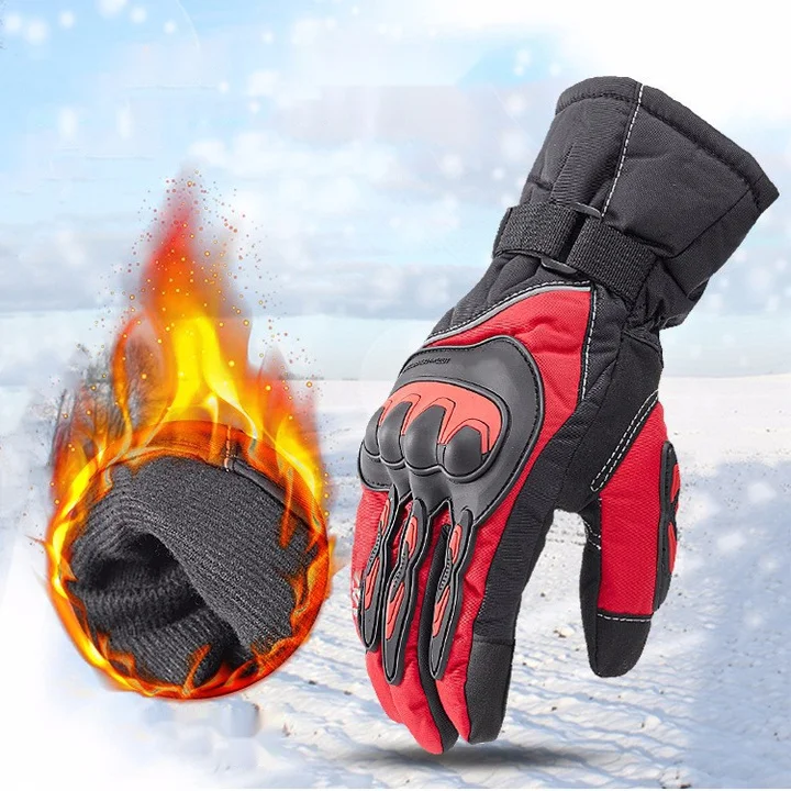 

Warm winter waterproof anti-fall plus velvet thickening touch screen riding gloves bike gloves winter guantes moto invierno, Customize