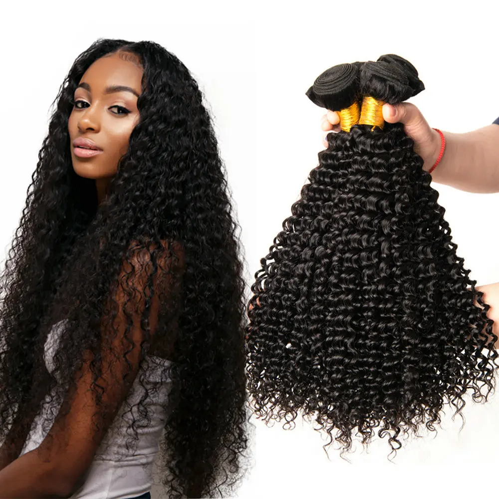 

China YVD TOP selling wholesale brazilian kinky curly hair unprocessed bundles 8-26inch black human virgin hair