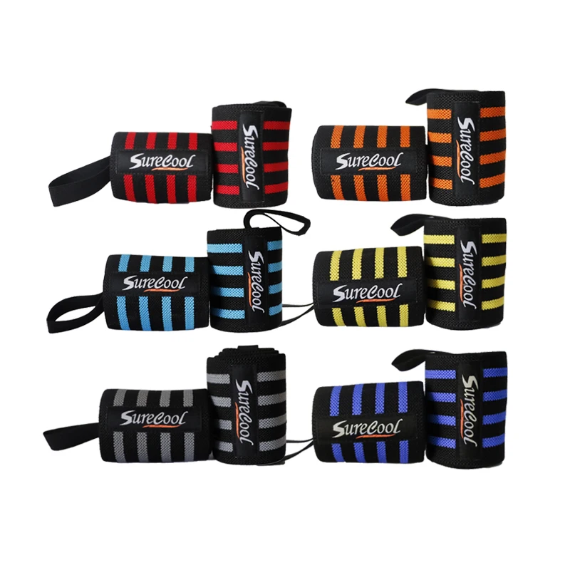 

Custom gym weightlifting wrist wraps breathable hand support gym wrist wraps brace