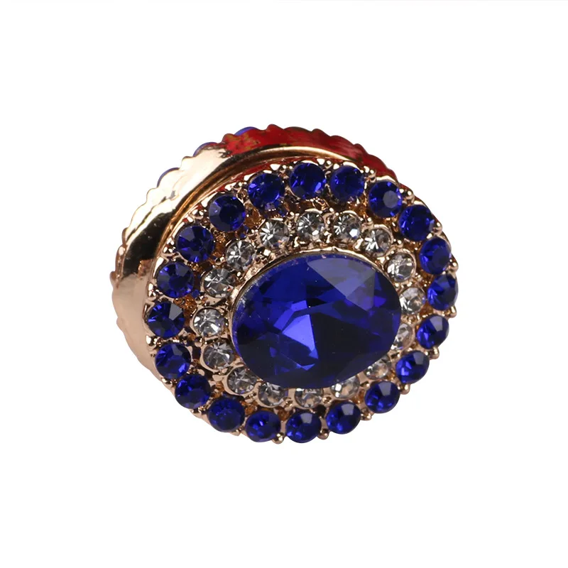 

Fashion OL Flower Style Brooch Scarf Buckle Strong Magnet Alloy Brooch