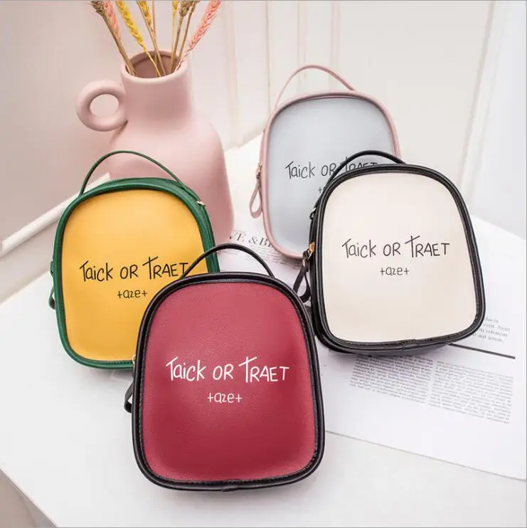 

New Personalized Portable Travel All-match trend change backpack Ladies Fashion Casual Backpack, Beige, pink, red, yellow