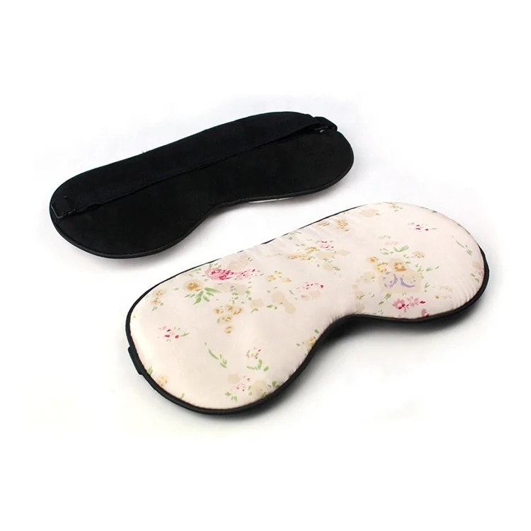 

100% 16momme Luxury Silk Sleeping eye mask With Adjustable Loops 21*9.5cm, Customized color or print