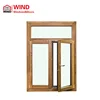 Wholesale French Window Design Aluminum Clad Timber Passive House Window