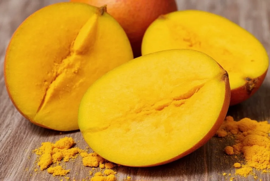 Mango powder amchoor in a spice jar