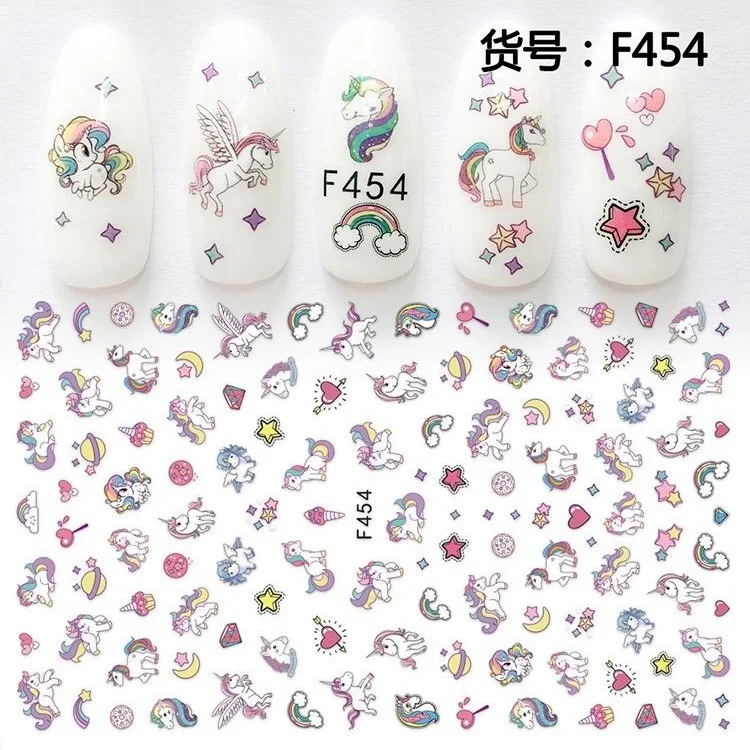 

Lovely Cats Corgi Dogs Cartoon Animals Stickers Panda Pig Deer Fox Patterns Ornaments Nail Art Sticker Manicure Accessories, 40 colors
