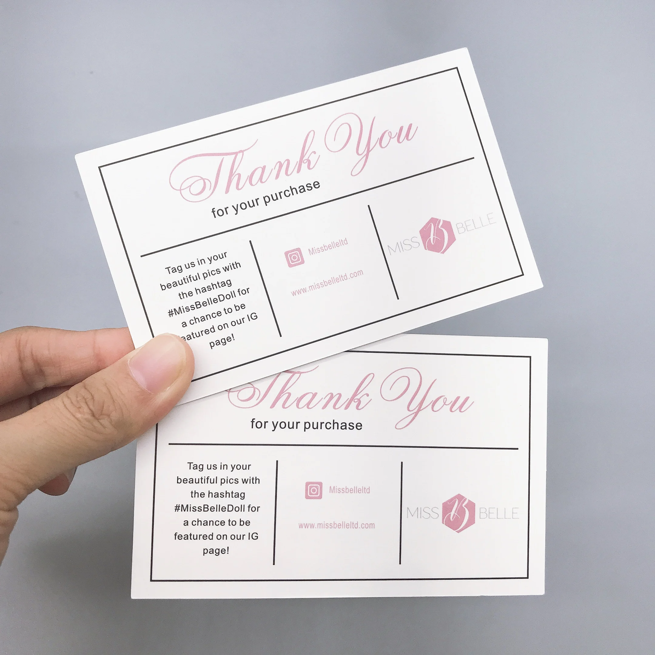

thank you cards custom with logo printing /gift/thank you card for business