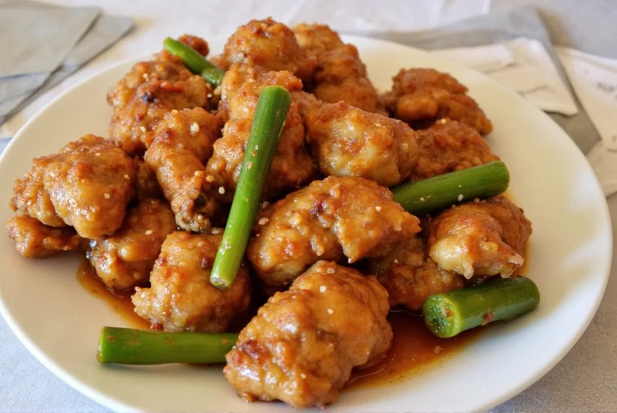 Close-up of wok with black pepper chicken showing proper stir-fry technique and wok hei smoke