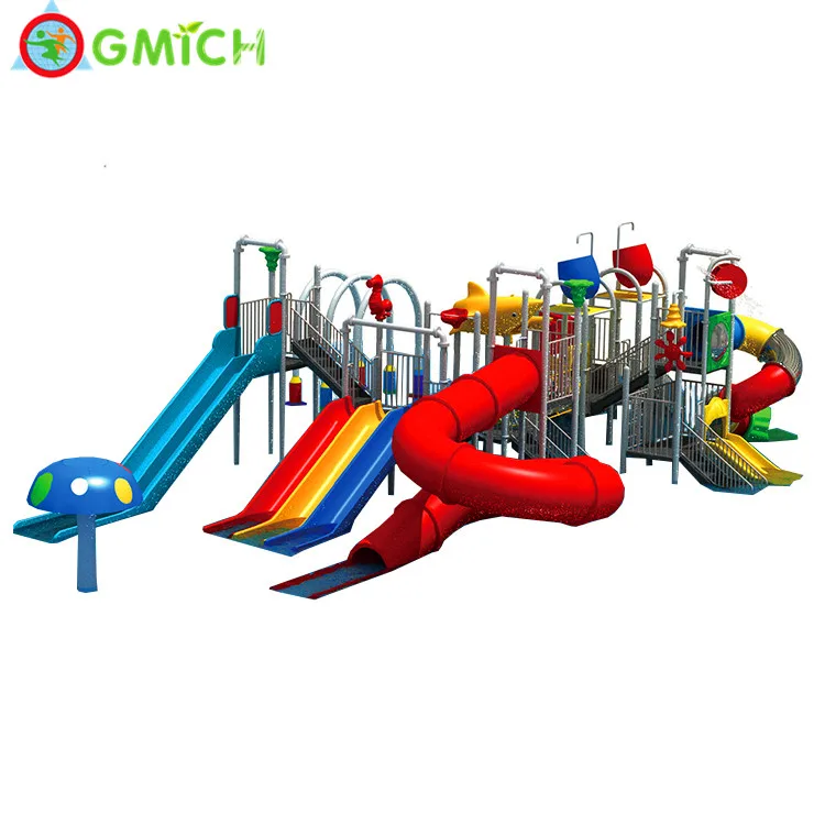 

best product adult children water park equipment fiberglass playground slides for JMQ-18163A, As you need