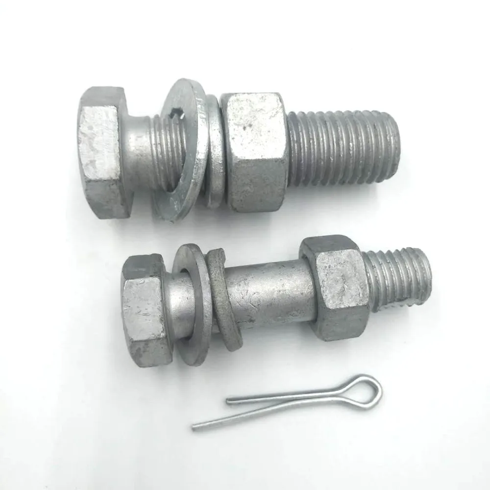 Hot Dip Galvanized Bolts With Nuts Fasteners Buy Galvanized Bolt And