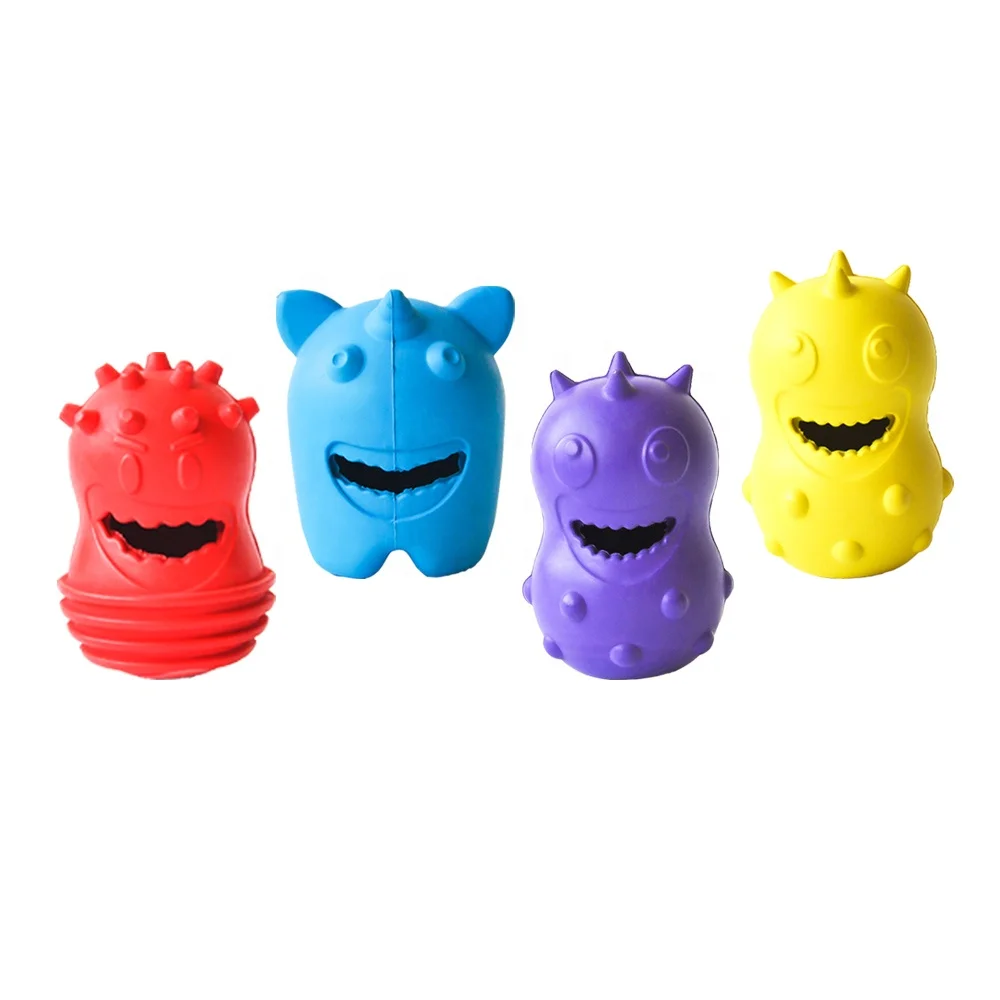 

IQ Training Eco-friendly Natural Rubber Zanies Dog Toy Slow Feeding Toy Self-help Dog Treat Toy