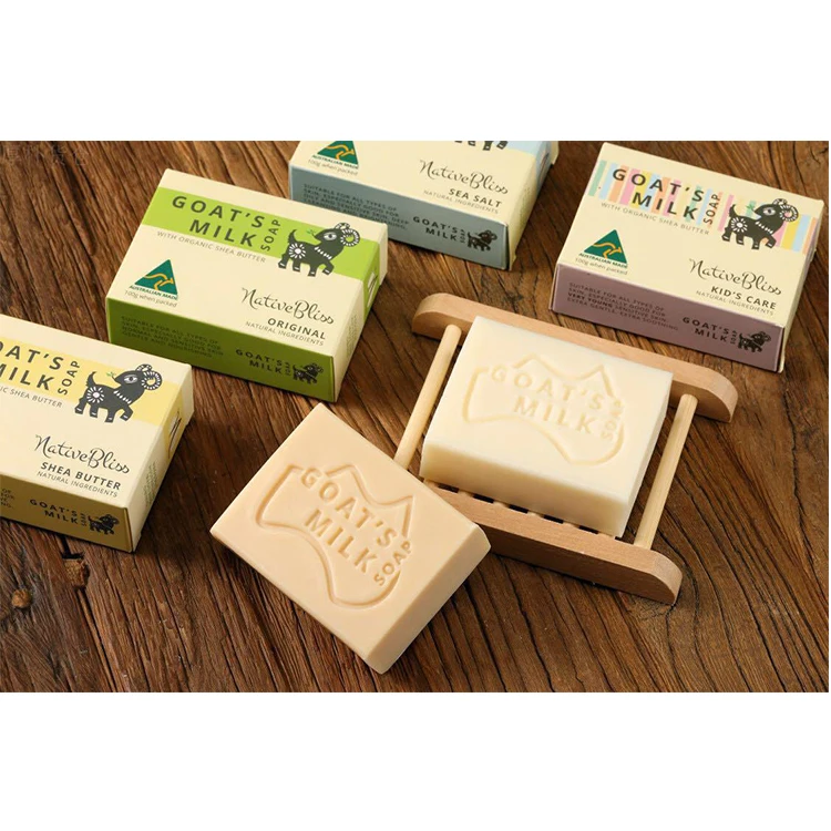 
NativeBliss Goats Milk Soap   Kids Care 100g with Organic Shea Butter   for Baby   Made in Australia   NB14 