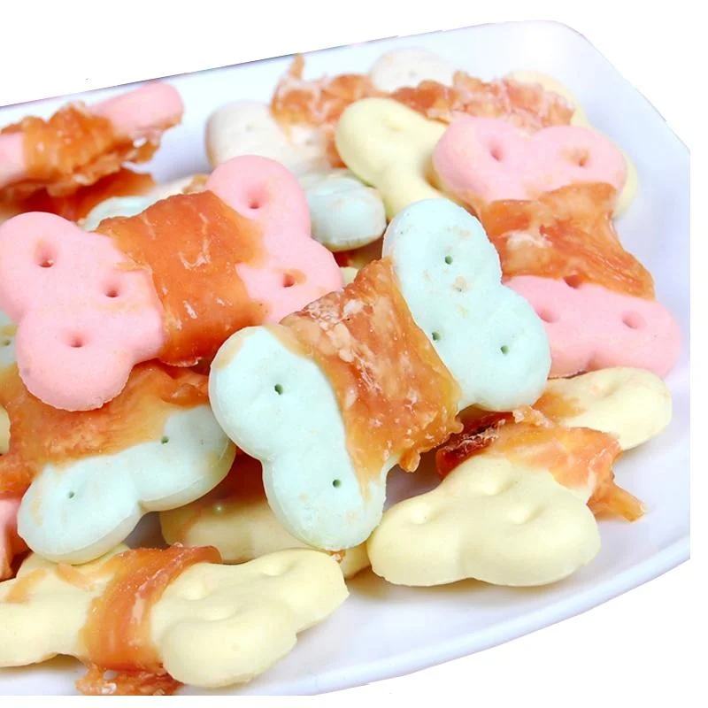 

Strength manufacturers OEM chicken around biscuits dog food pet snacks