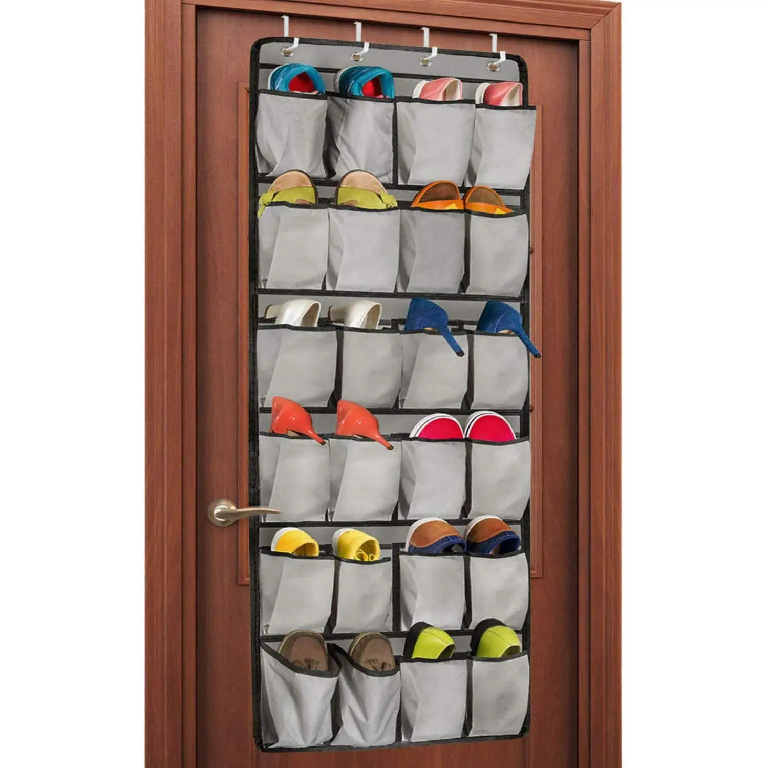 Houseware Large Fabric Door Hanging Shoe Storage Organizer Buy Shoe