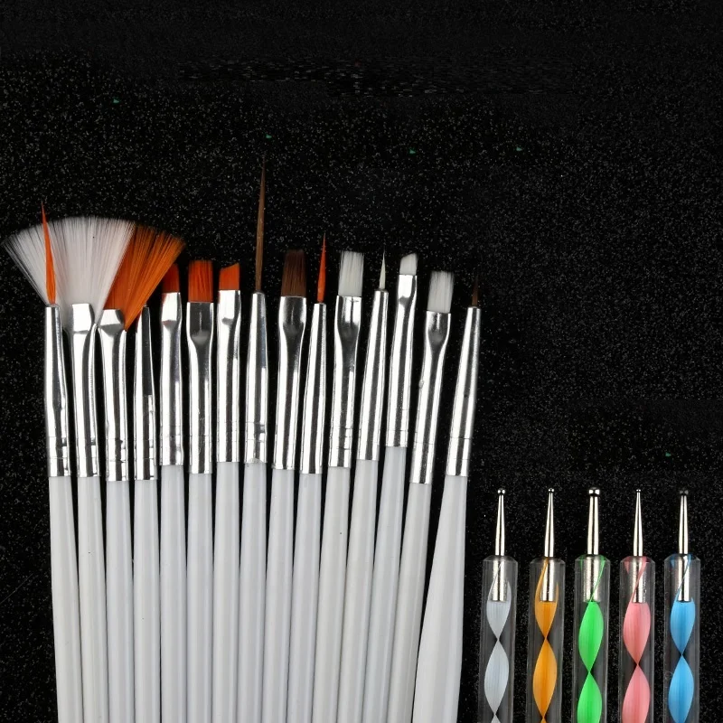 

1200Pcs Crystal AB Nail Shaped Drill Rhinestones Super Set With Drill Pen Tweezer Various Shapes 3D Nails Art Decoration Tools, Picture