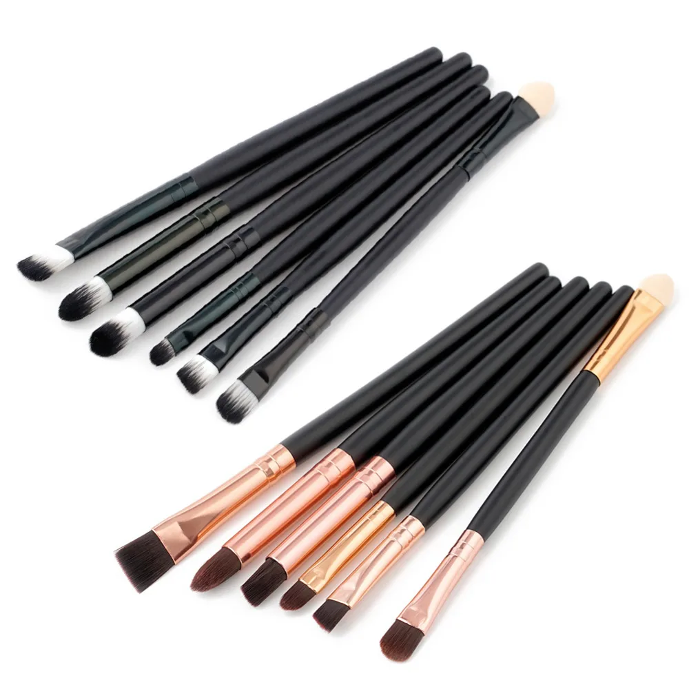 

6Pcs Eye Shadow Makeup Brushes Kit Soft Eyeshadow Eyeliner Eyebrow Cosmetic Make up Brush Set Maquiagem TSLM2