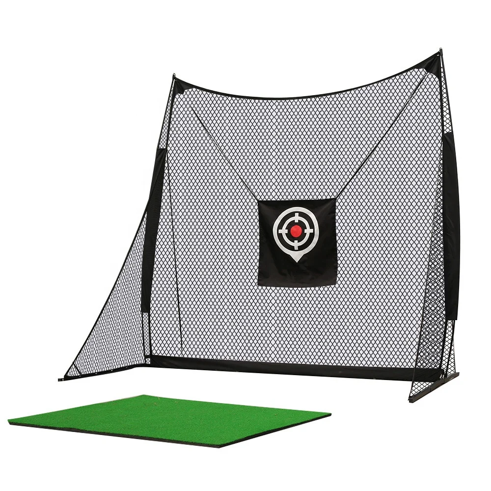 

Golf Hitting Net for Backyard Driving Range Training Aids Practice Net Bundle with Chipping Hitting Target Golfing Indoor