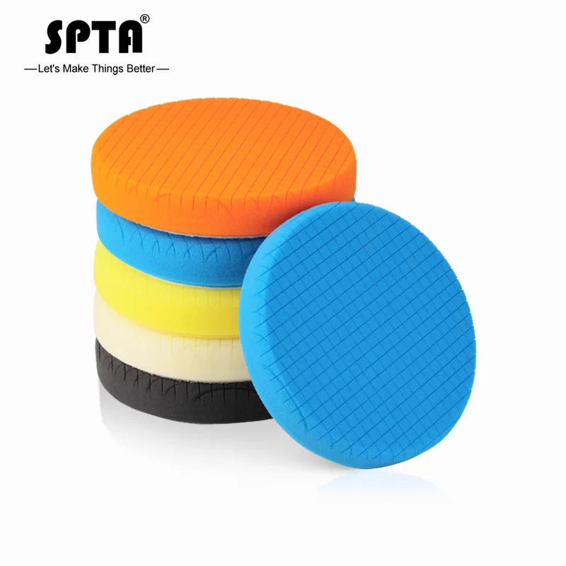 
SPTA 6.5 inch Square Sponge Buff Buffing Pad Polishing Pad Kit Car Polisher  (60696573391)