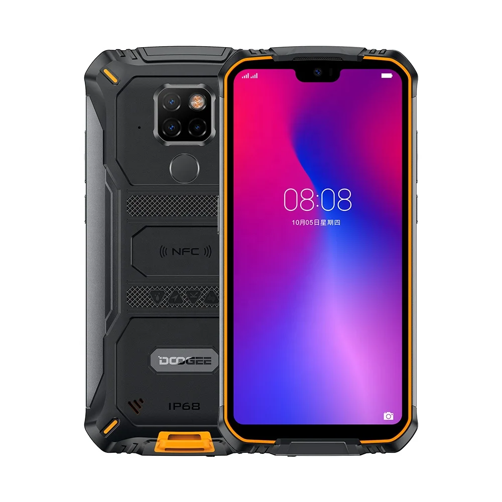 

IP68 Rugged Phone Doogee S68 Pro 6GB/128GB 5.84" IPS Display 6300mAh AI Triple cameras cells 12V/2A Wireless Charge Smartphone